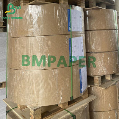 ورق الحماية من الزيت 35gsm 40gsm ورق أبيض مضاد للدهون في الملفات الحجم المخصص لفائف الأغذية