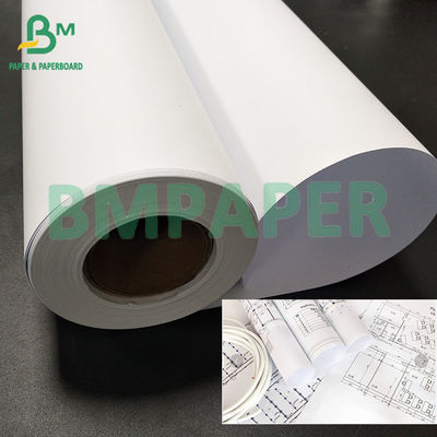 20LB 310/440/508/610/620mm الورق الأبيض غير المغطى الورق الهندسي السندات