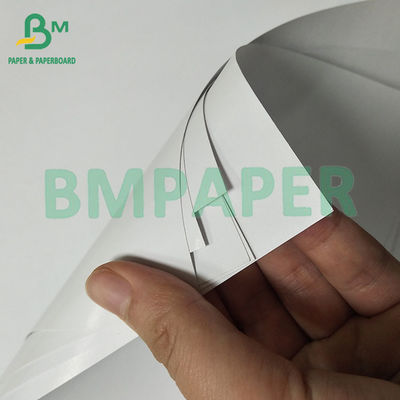 80GSM الورق الأبيض الملمع الأحادية ذات الجانب الواحد المغطى