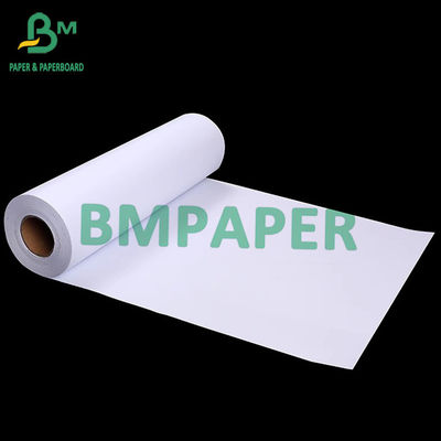 20lb 80gsm CAD طابعة حبر حبر الورق الأبيض 24&quot; 36&quot; عرض 150ft الطول