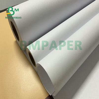 36' X 300ft مغلفة 28lb كاد المخطط الورقية السندات لفة 3' جوهر