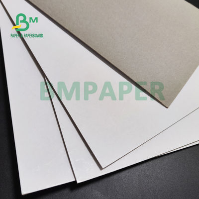 900 غرام 1200 غرام لوحة مزدوجة مغلفة بيضاء ورمادية 31.5 &quot; x 41.5 &quot; صلابة صلبة