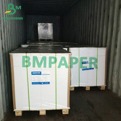 C2S لوحة الفن لامعة عالية الكمية البيضاء المطلية من جانبي ورق 300g 350g 35 &quot;x 47&quot; الحجم المخصص