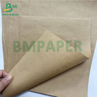 أداء الطباعة الجيد 60grs 70grs الورق الغذائي البني غير المبيض