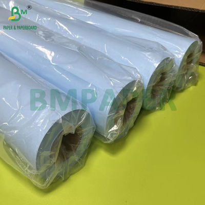 أزرق مزدوج الجوانب 80 غرام هندسة تصميم ورق أزرق 24 بوصة × 50 ياردة