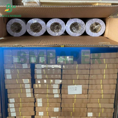 24' X 150ft مغلفة 28lb مخطط حبر حبر الورق رابطة لفة 2' قلب