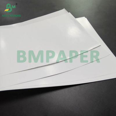 60# 90gsm مغلفة من جانب واحد ورق C1S أوراق لأطعمة الملصقات 32' x 24'