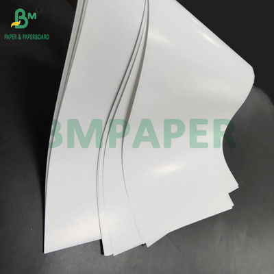60# 90gsm مغلفة من جانب واحد ورق C1S أوراق لأطعمة الملصقات 32' x 24'