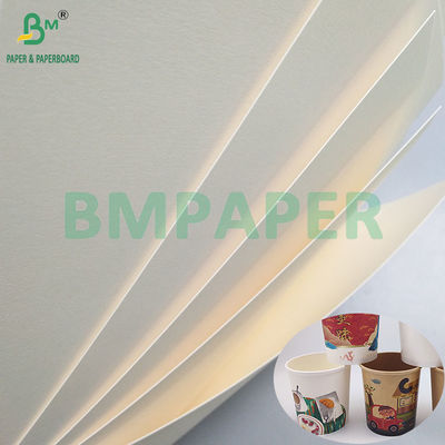 260gsm + 18PE الورق الغذائي المقاوم للزيوت المغطى بالمات لصنع أكواب وأوعية ورقية لمرة واحدة