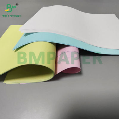 65 غرام 75 غرام ورق طباعة الكمبيوتر من نوع NCR بدون كربون لرسوم الشحن 77 × 110 سم