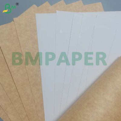 215 - 350 غرام بطاقة البيضاء ذات الصف الغذائي المغطاة من جانب واحد 770 * 1100mm