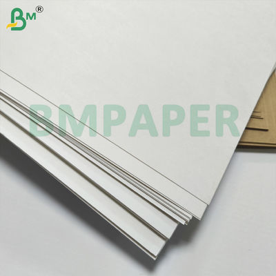 BMPAPER ضد السوائل الورق البيضاء والبنية Cupstock المصفوفة مع PE الطلاء