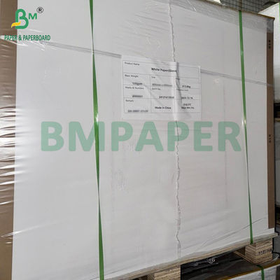 ورق غلاف لامع C2S 250gsm 12pt لوحة طباعة بيضاء 88 × 66cm 70 × 100cm