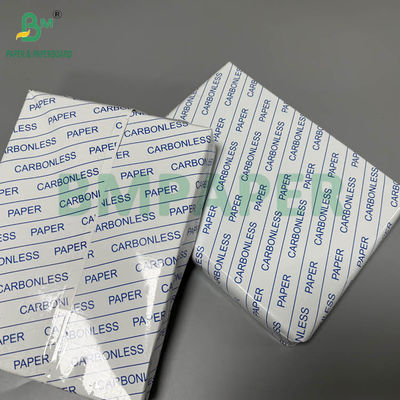 75gr 78gr ورق غير الكربوني CF صفراء CFB حروف زرقاء الحجم 216x279mm الصورة الأسود