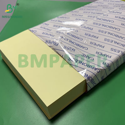 75gr 78gr ورق غير الكربوني CF صفراء CFB حروف زرقاء الحجم 216x279mm الصورة الأسود