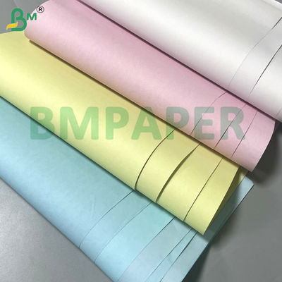 48g 80gsm أبيض / وردي / ملون NCR ورقة نسخة الكربونية الحجم 8.5 &quot;x11&quot; و 8.5 &quot;x14&quot; لرسالة الشحن والنماذج الصورة السوداء