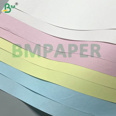 48g 80gsm أبيض / وردي / ملون NCR ورقة نسخة الكربونية الحجم 8.5 &quot;x11&quot; و 8.5 &quot;x14&quot; لرسالة الشحن والنماذج الصورة السوداء