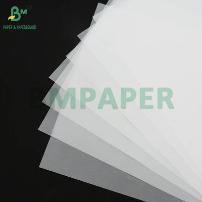 50g - 180g ورق تعقب أبيض شفاف للرسم الرسمي 70 × 100 سم