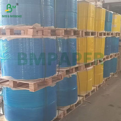 60 غرام من الورق الخالي من الكربون بطاقات NCR CB بيضاء CF ملونة حسب الطلب 21 سم - 200 سم العرض