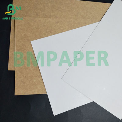 CKB Clay Coated Kraft Back الورق المقوى البني للأطعمة للتعبئة والتغليف للبطاطس المقلية