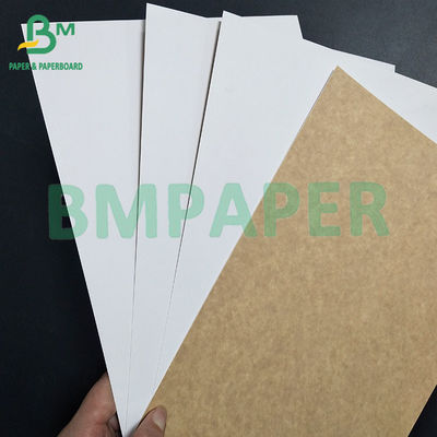 CKB Clay Coated Kraft Back الورق المقوى البني للأطعمة للتعبئة والتغليف للبطاطس المقلية
