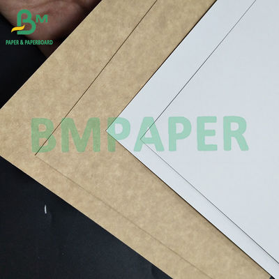 CKB Clay Coated Kraft Back الورق المقوى البني للأطعمة للتعبئة والتغليف للبطاطس المقلية