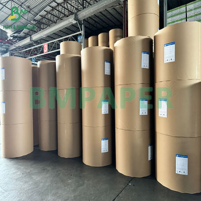 CKB Clay Coated Kraft Back الورق المقوى البني للأطعمة للتعبئة والتغليف للبطاطس المقلية