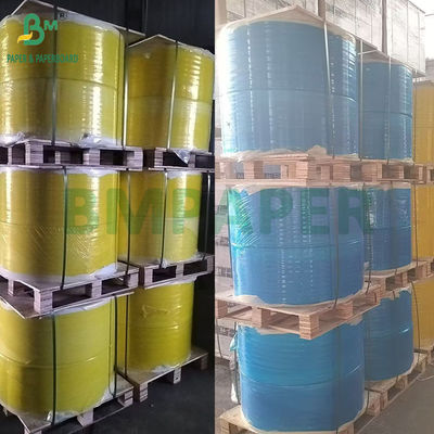 المقاومة للتلاشي 55gsm 58gsm 60gsm الصورة الزرقاء الورق النسخ الآلي بدون الكربون