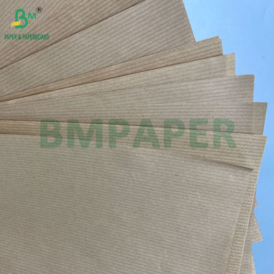 بكرات ورق كرافت بني مضلع ومخطط 40GSM 50GSM 60GSM 750MM 1000MM
