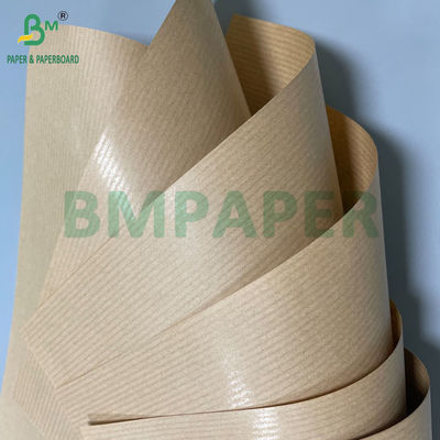بكرات ورق كرافت بني مضلع ومخطط 40GSM 50GSM 60GSM 750MM 1000MM