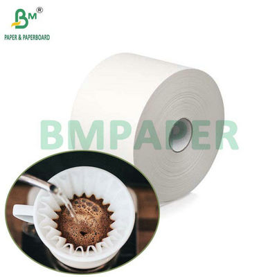 الصف الغذائي البيضاء غير البيضاء 40GSM 50GSM الورق المرشح للقهوة 1200mm