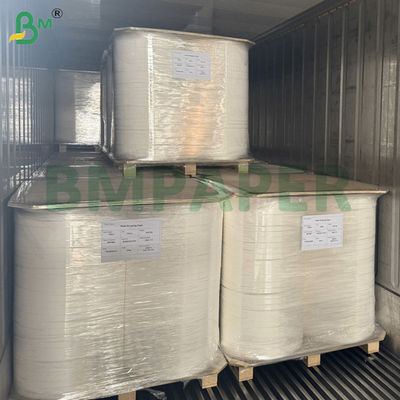 26 جرام 28 جرام ورق تغليف عيدان تناول الطعام الأبيض بدرجة الغذاء، لفائف 22 ملم - 1090 ملم