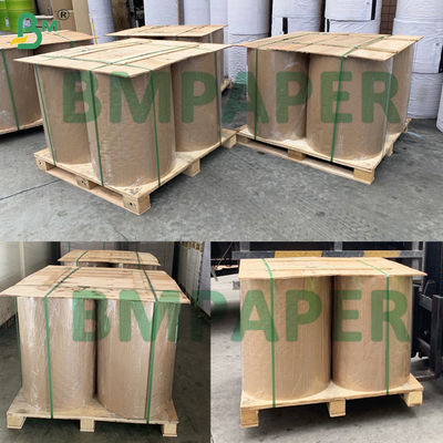 ورق إيصال ماكينة تسجيل المدفوعات النقدية الحراري مع ورق حساس للحرارة ذو طلاء أملس