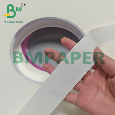 28g 33mm Food Grade Kraft Paper Roll For Drink Straw Packaging 6000m