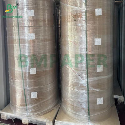 80 جرام ورق حراري مباشر مطلي من الأعلى 90 جرام لفات ماكينة تسجيل المدفوعات النقدية 490 ملم