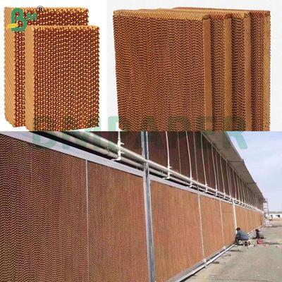 95gsm 105gsm Wet Strength Kraft Paper Roll For Make Evaporative Cooling Pads 1100mm