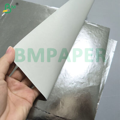 ورق قاعدة ملصق زجاجة بيرة جانب واحد فضي وذهبي وجانب واحد أبيض