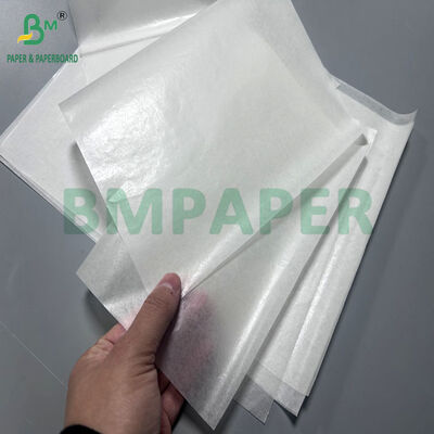 40gsm 50gsm Wax Coating 1 Side Oil Resistant Paper for Food Wrapping 20" x 20"