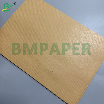 80gsm Yellow Striped Kraft Paper For Stand Up Pouches 50 X 70cm Custom Size