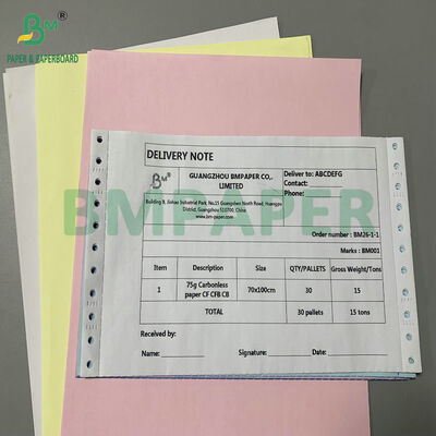 الصورة الزرقاء ورق النسخ عالي التباين 48 غرام 75 غرام ورق النسخ الخالي من الكربون للنسخ الواضحة