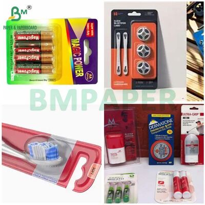 350 جرام 400 جرام 425 جرام طباعة جيدة من الورق المقوى الأبيض لتغليف فرشاة الأسنان