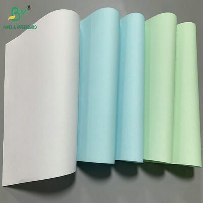 ورق NCR كربونى 8.5" × 11" أبيض/أصفر كناري/وردي مثالي للفواتير والإيصالات