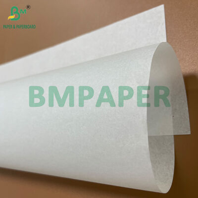 ناعمة جيدة ورق 40GSM Jumbo Roll المقاوم للزيت أبيض للفاتورة السندويش