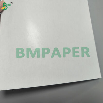 High Stiffness Anti-slip Linen Grid Texture White Cardstock Professional Playing Card Paper