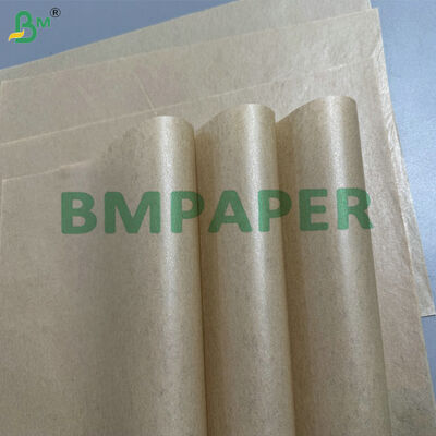 مقاوم للماء والزيت المطبوع حسب الطلب 35-50gsm كرافت + 6-15gsm ورق كرافت مغلف بالبي إيه للفاتورة ذات العلامة التجارية