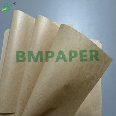 مقاوم للماء والزيت المطبوع حسب الطلب 35-50gsm كرافت + 6-15gsm ورق كرافت مغلف بالبي إيه للفاتورة ذات العلامة التجارية